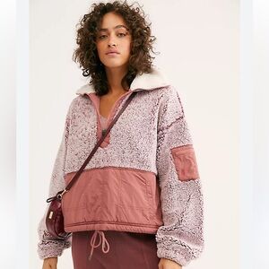 Free people movement BFF fleece pullover small